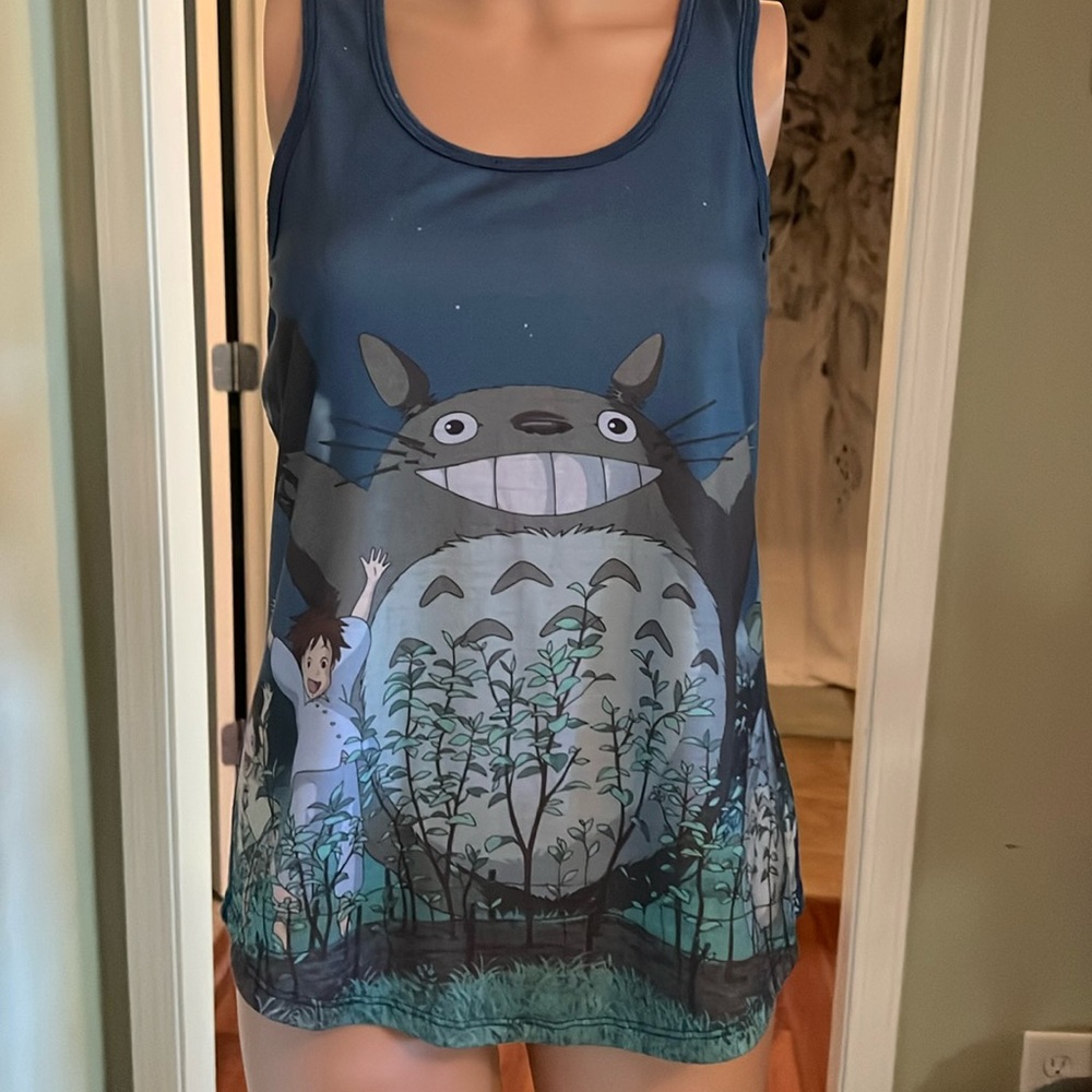 anime Totoro Tank top. Size small.
